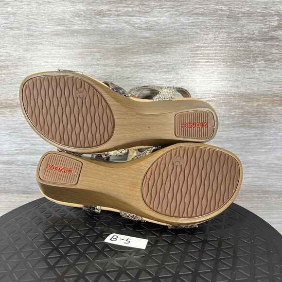 Vionic Women's Glenda Wedge Strap Sandals Size 5 - Picture 9 of 9